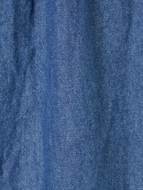 Samansa Mos2「デニムバンドカラーワンピース ≪S/Mサイズ≫」|ワンピース|