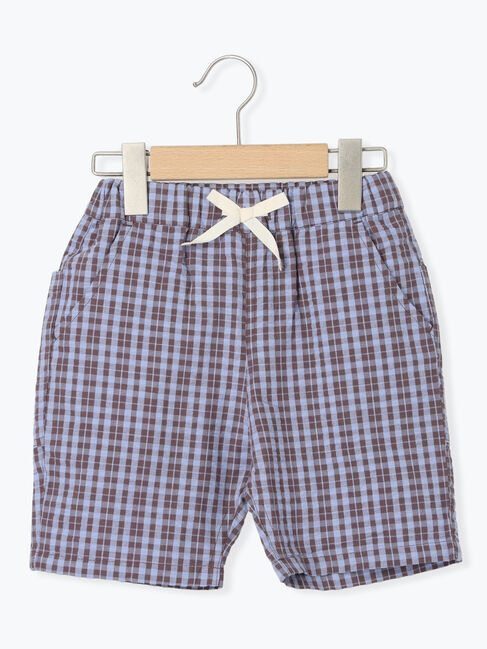 Samansa Mos2 Lagom「サッカーチェックハーフ(セットアップ可)」|その他|ブルー