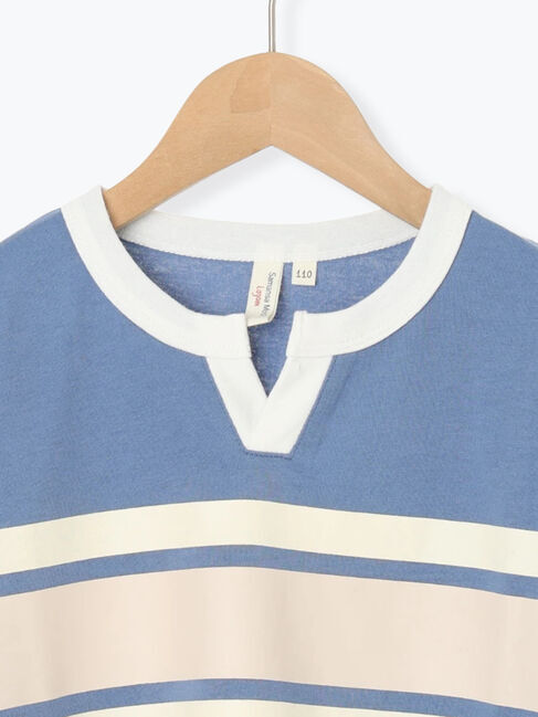 Samansa Mos2 Lagom「ボーダーラガーTシャツ」|Tシャツ・カットソー|