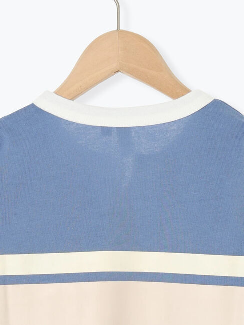 Samansa Mos2 Lagom「ボーダーラガーTシャツ」|Tシャツ・カットソー|