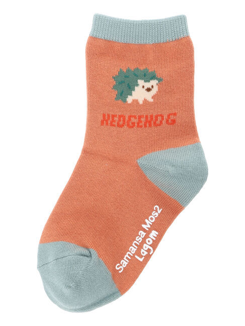 Samansa Mos2 Lagom「アニマルモチーフソックス」|ソックス|オレンジ