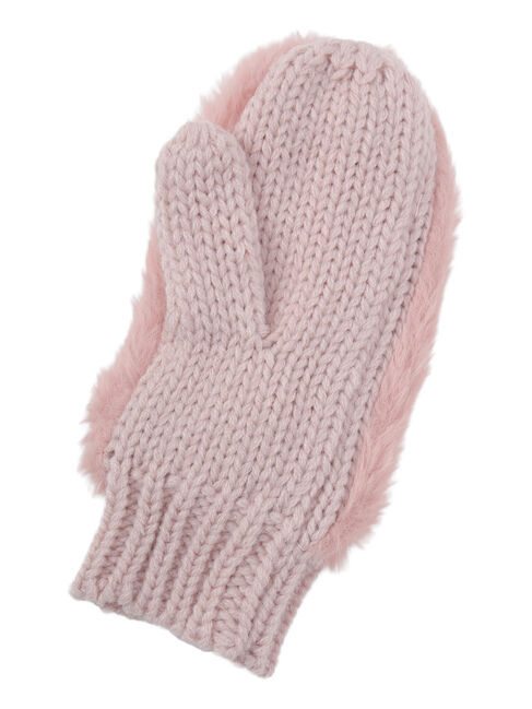 Samansa Mos2 Lagom「フェイクファーミトン」|手袋|