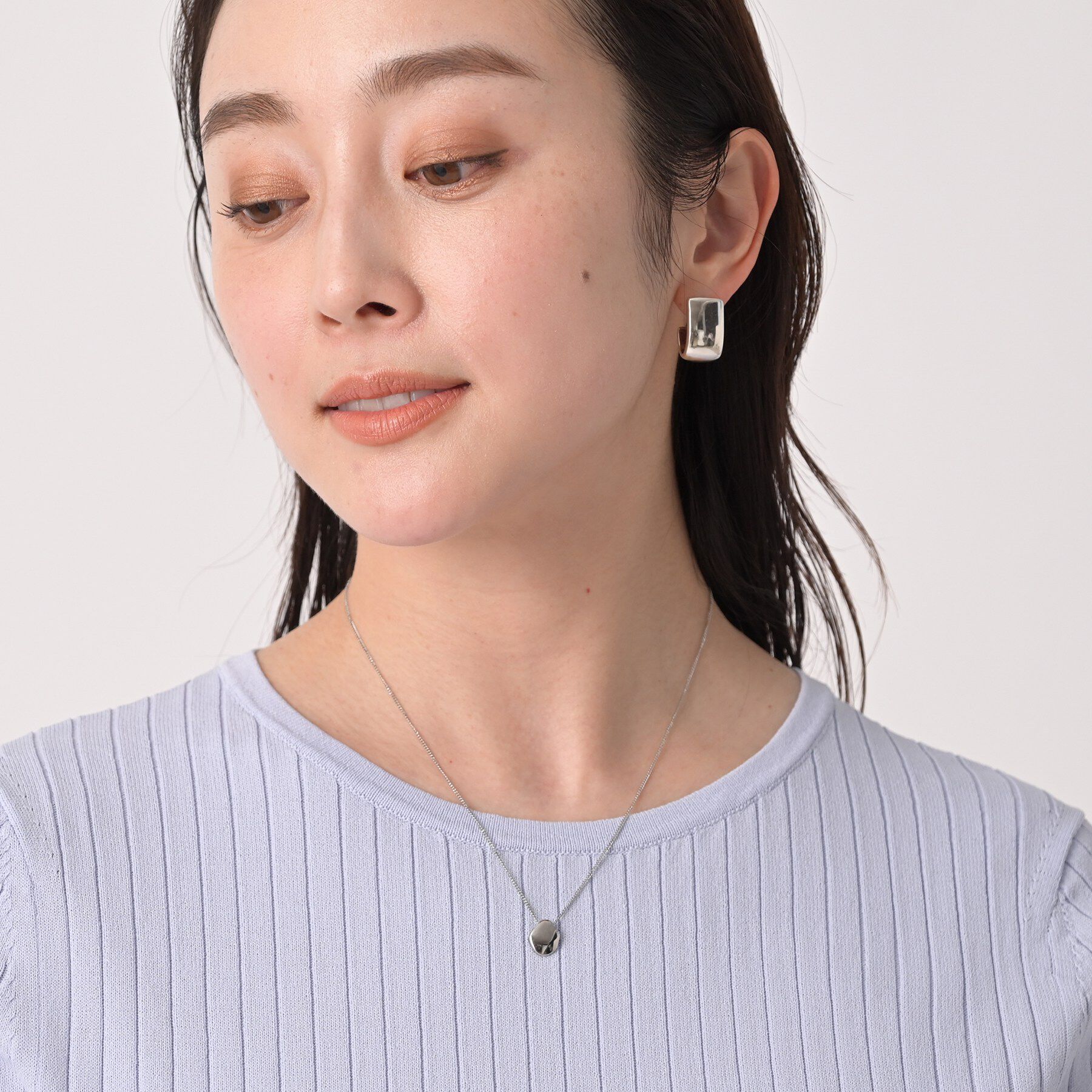 UNTITLED「【ステンレス】レイヤードチェーンネックレス」|ネックレス|