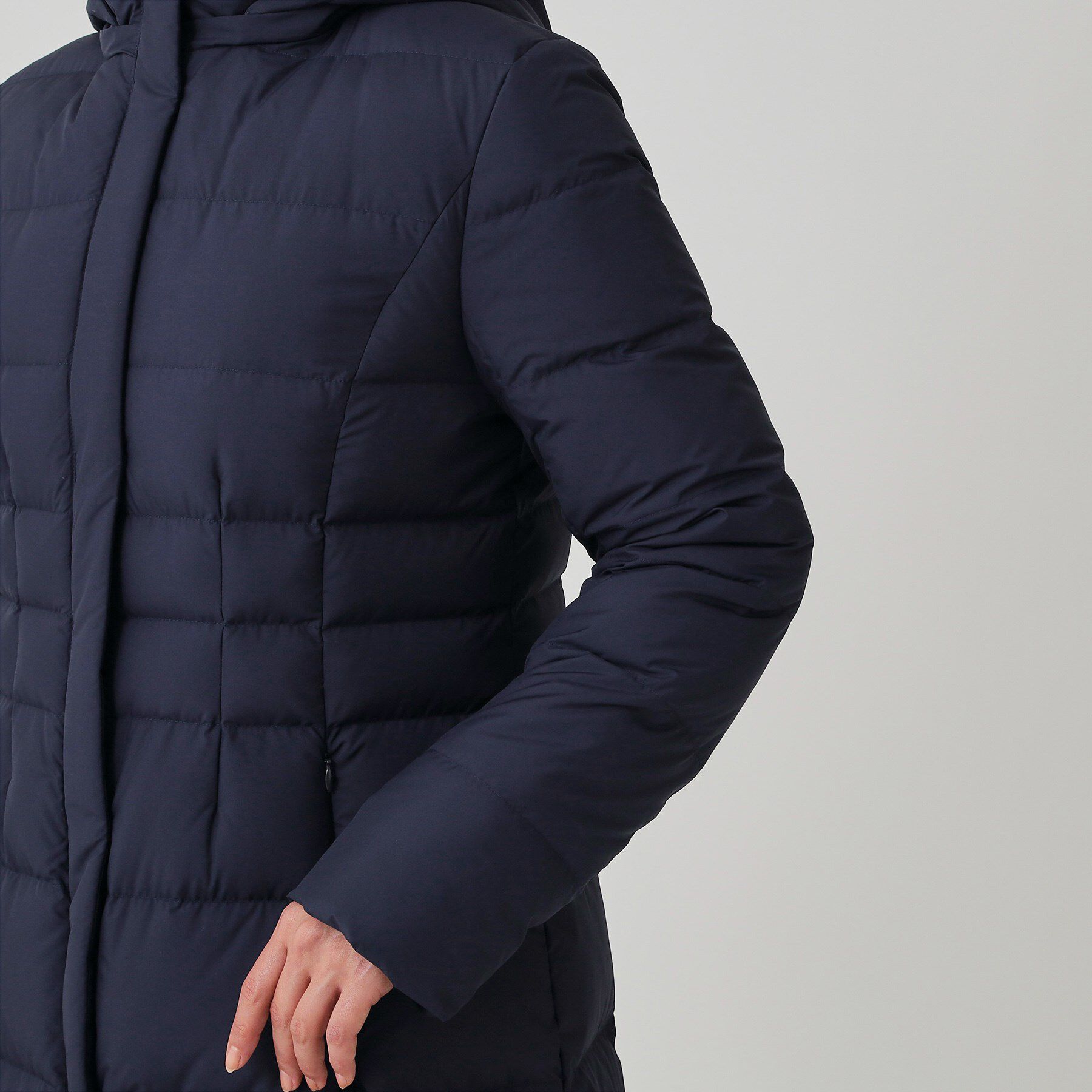 COUP DE CHANCE「【フランス産ホワイトダックダウン／FP800保温性◎／抗菌防臭／手洗い可】ロングダウンコート」|ダウン|