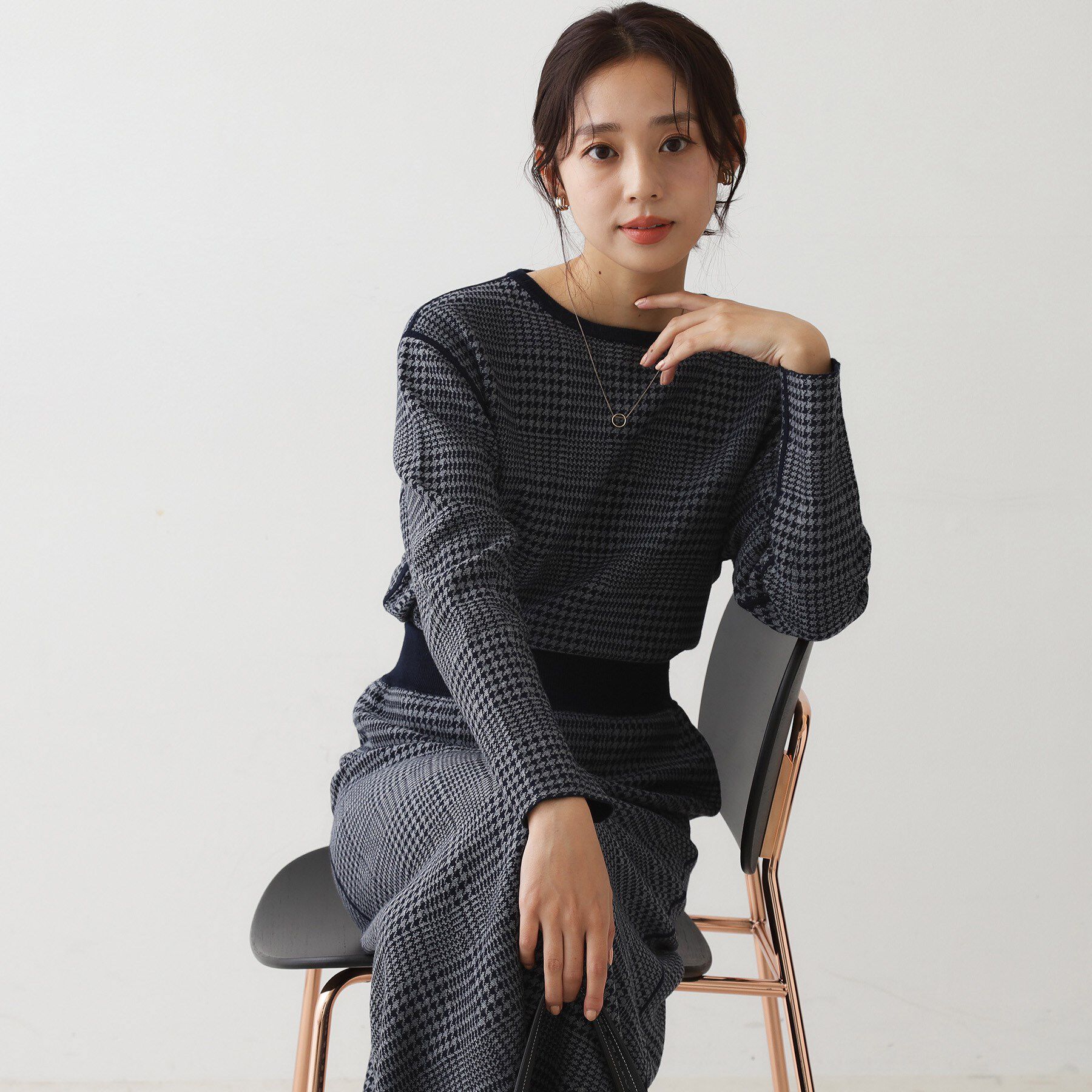 COUP DE CHANCE「【手洗い可／リバーシブル】トップス＆スカート セットアップ」|スーツ|