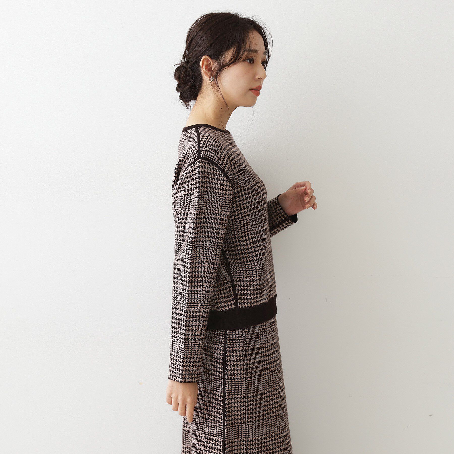 COUP DE CHANCE「【手洗い可／リバーシブル】トップス＆スカート セットアップ」|スーツ|