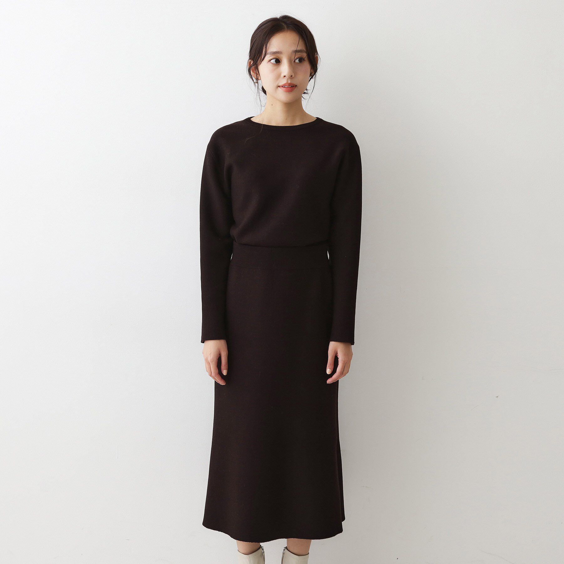 COUP DE CHANCE「【手洗い可／リバーシブル】トップス＆スカート セットアップ」|スーツ|