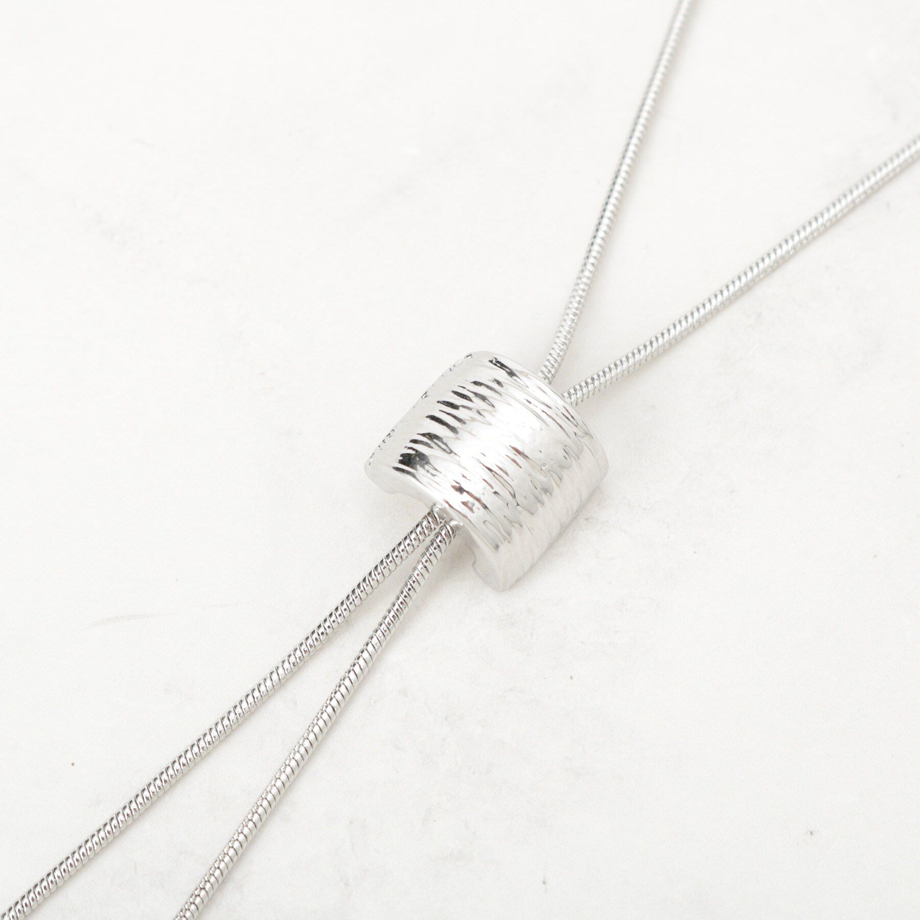 grove「メタルスライドネックレス」|ネックレス|