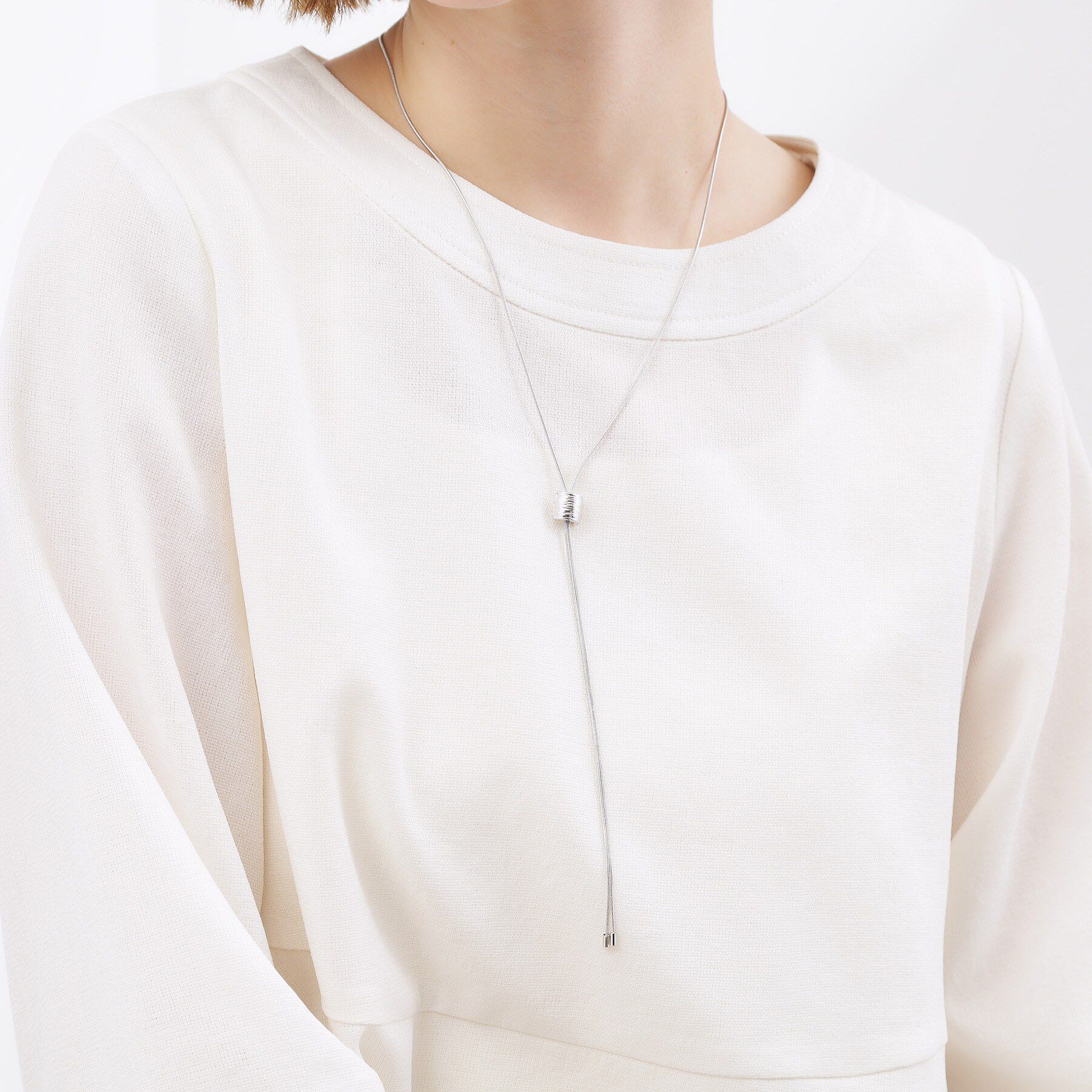 grove「メタルスライドネックレス」|ネックレス|