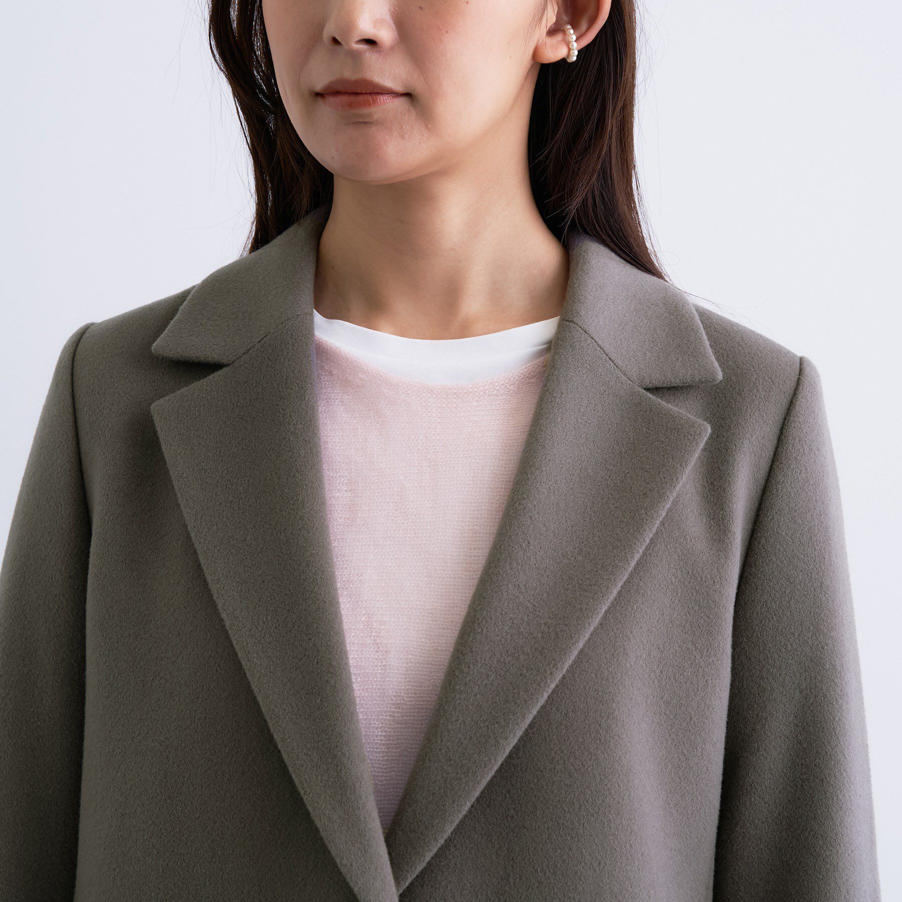 INDIVI「【名品コート／日本製】ウール100％チェスターコート」|チェスターコート|