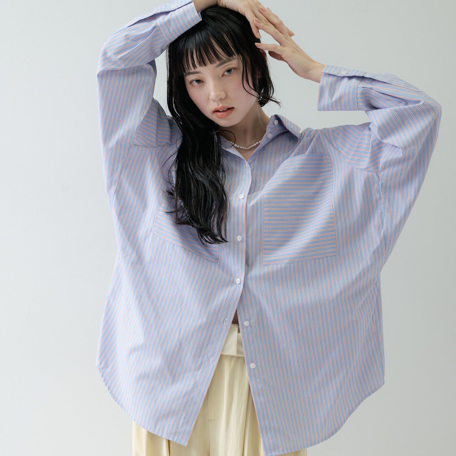 GALLEST「Timeless｜ビッグポケットフォルムシャツ」|シャツ・ブラウス|