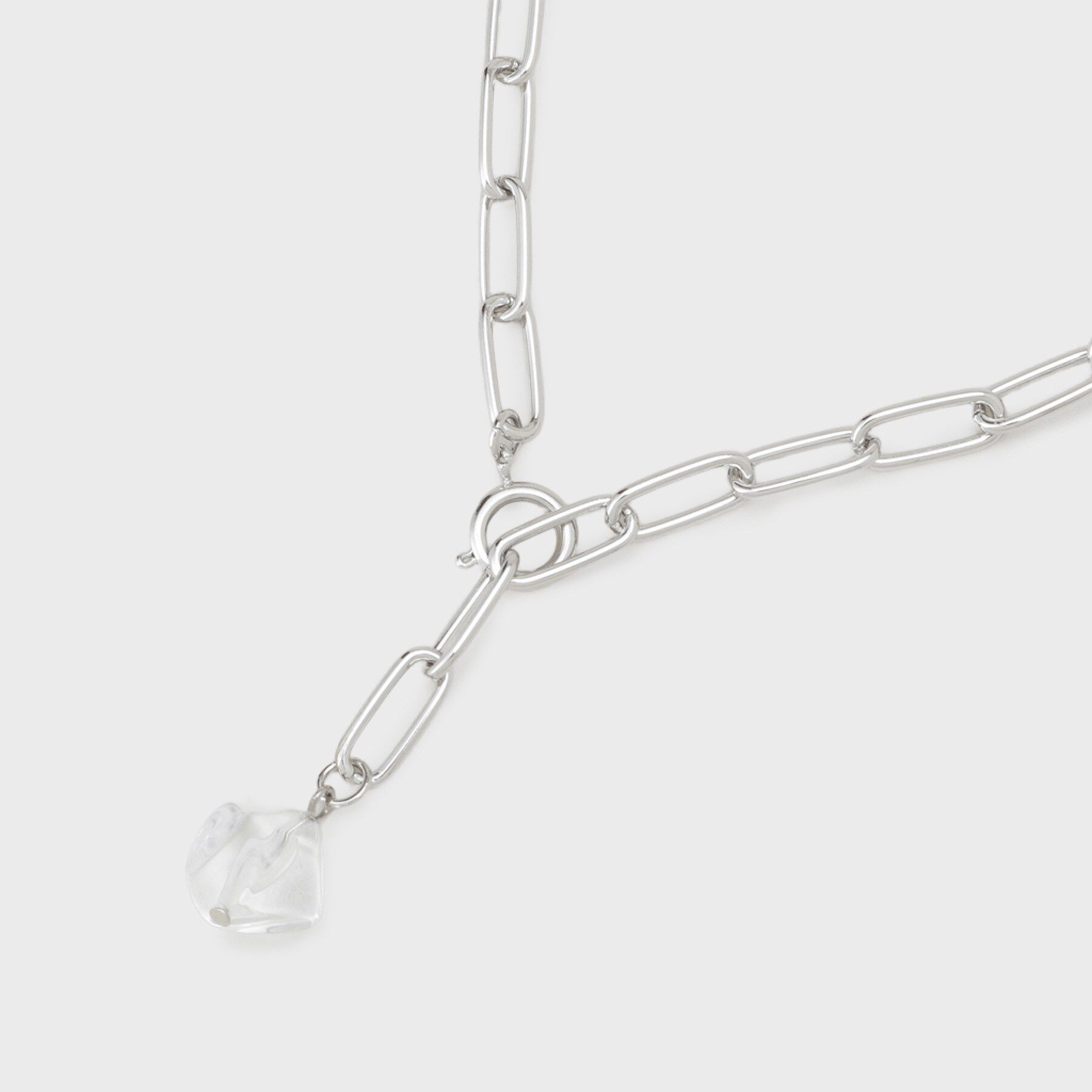 GALLEST「クリアチャームネックレス」|ネックレス|