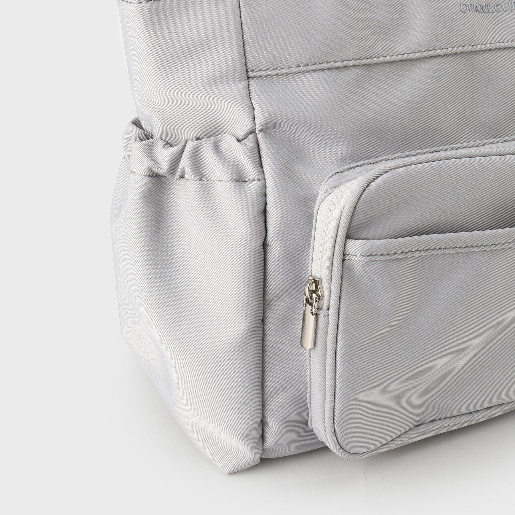 OPAQUE.CLIP「フロントポケット3層デザインBIGトートバッグ【マルチポケット】」|トートバッグ|