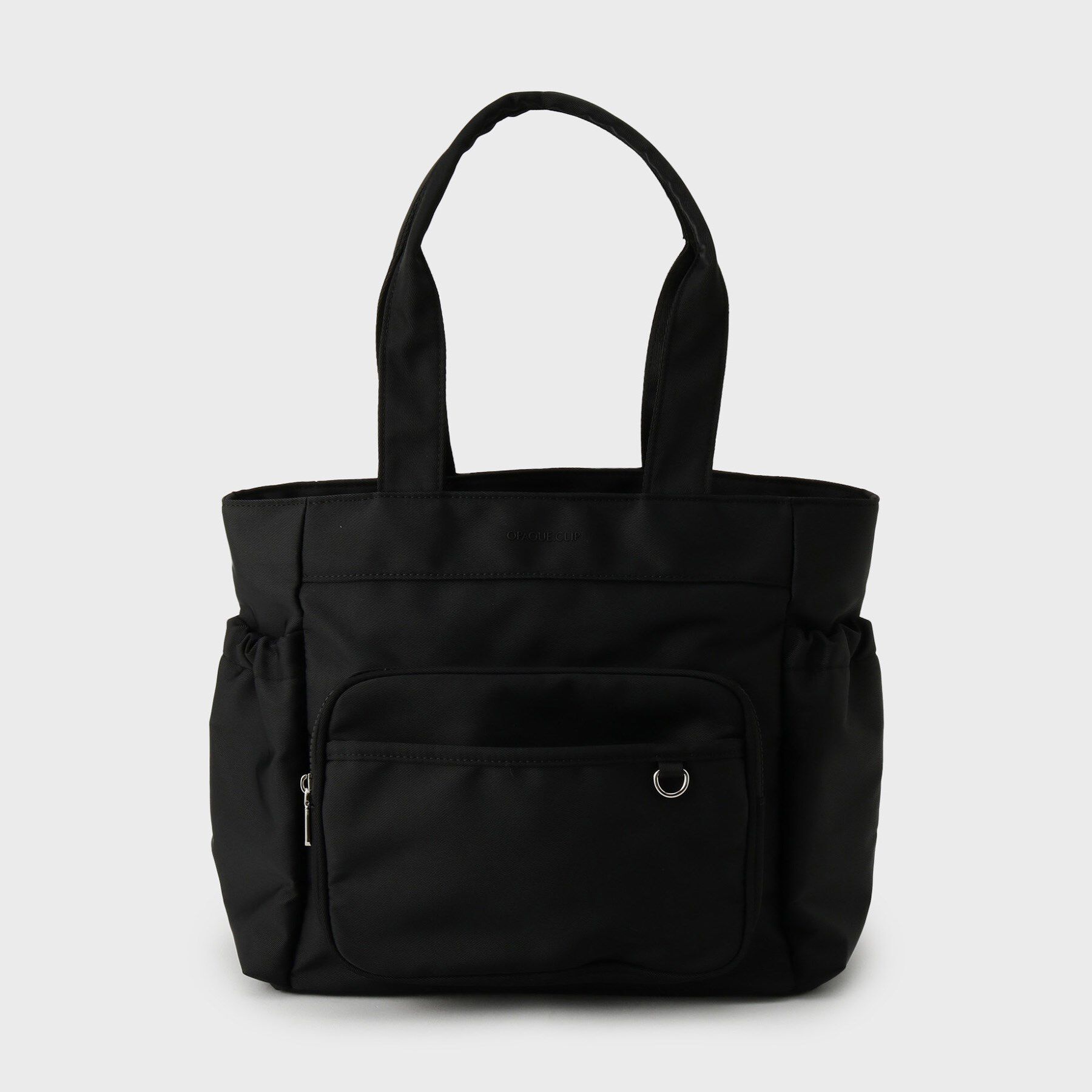 OPAQUE.CLIP「フロントポケット3層デザインBIGトートバッグ【マルチポケット】」|トートバッグ|