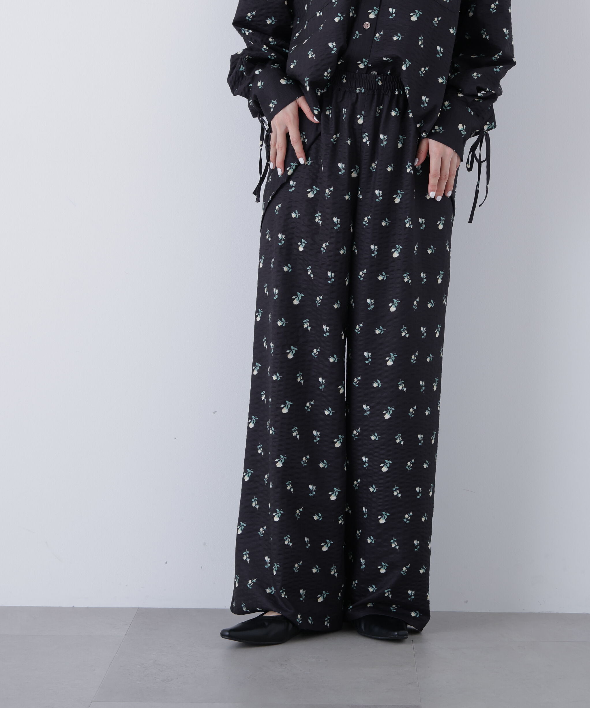  「〈N.〉フラワープリント SETUP パンツ」|その他|