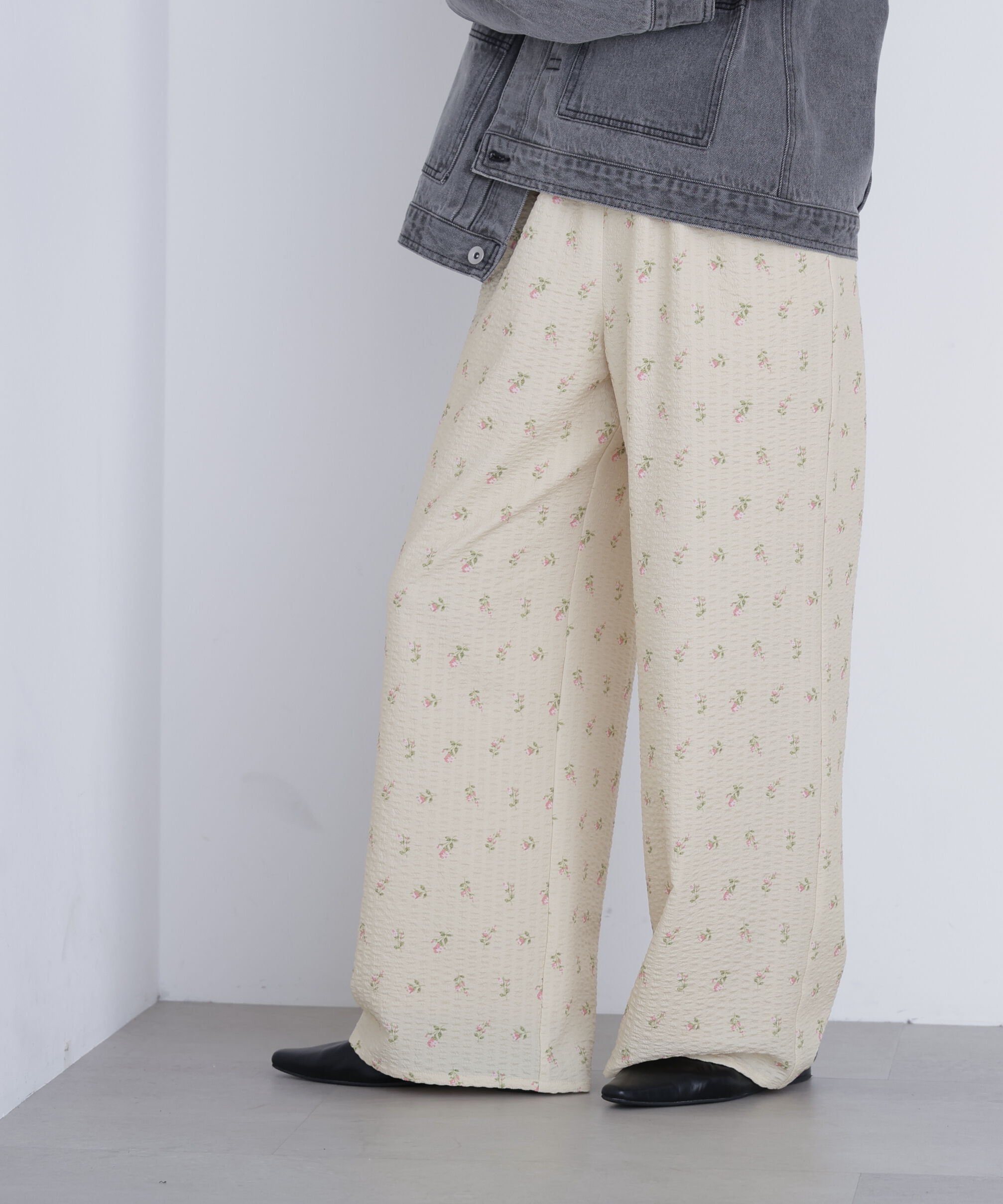  「〈N.〉フラワープリント SETUP パンツ」|その他|