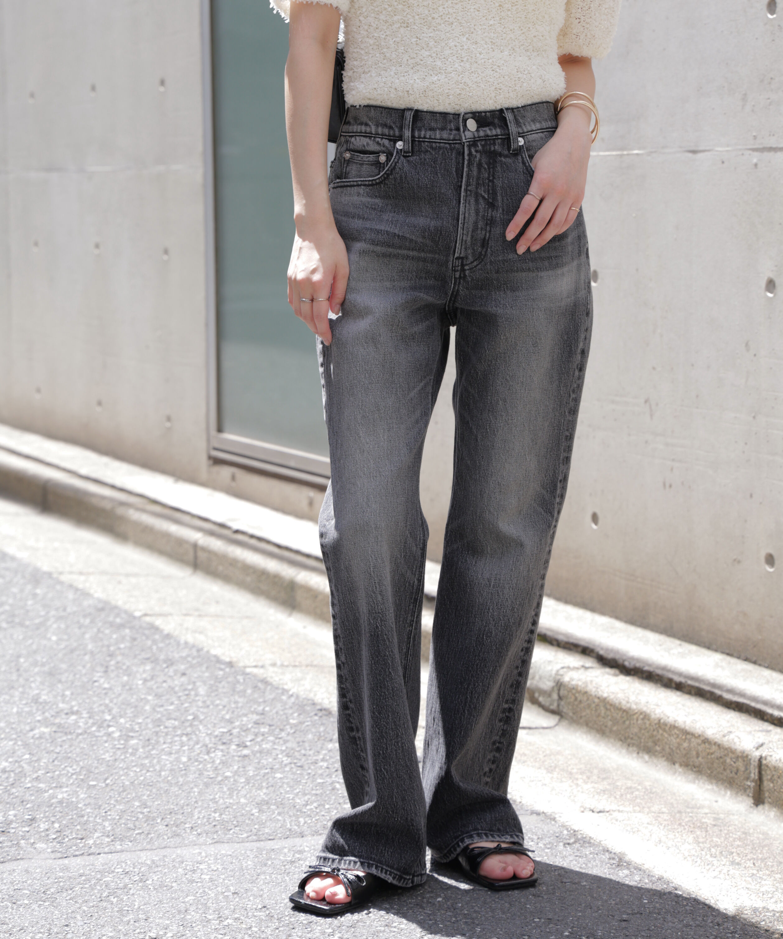  「〈フリーズマート別注〉PICCADILLY デニムパンツ」|その他|ブラック1