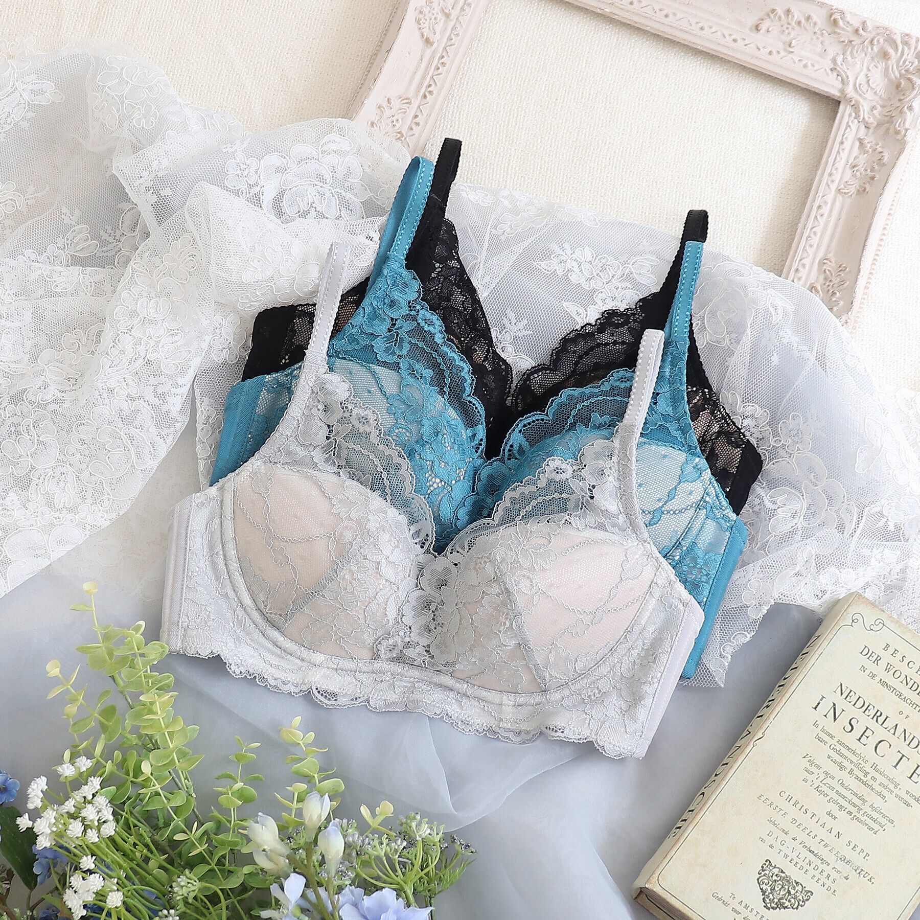 Risa Magli「ノーラ ナチュラルアレンジブラ」|インナー|