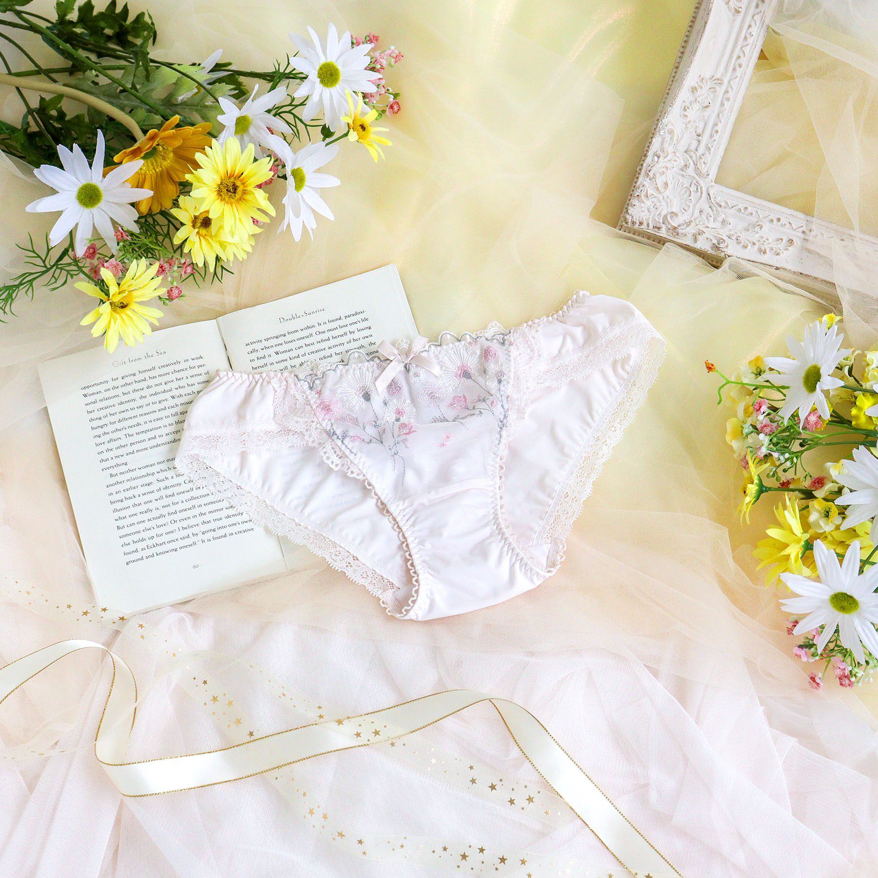 Risa Magli「ミリ ノーマルショーツ」|インナー|ピンク(071)