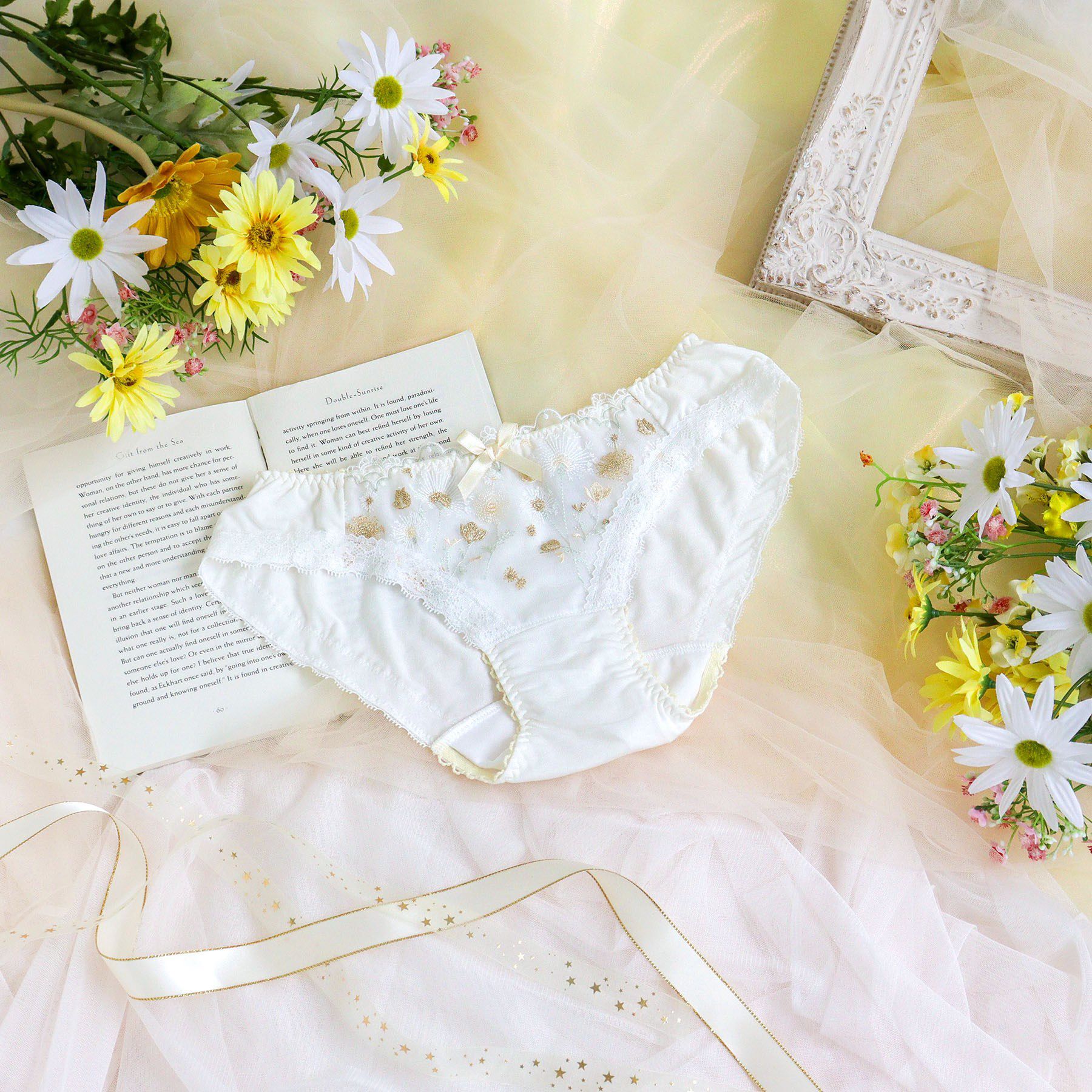 Risa Magli「ミリ サニタリーショーツ」|インナー|ホワイト(001)