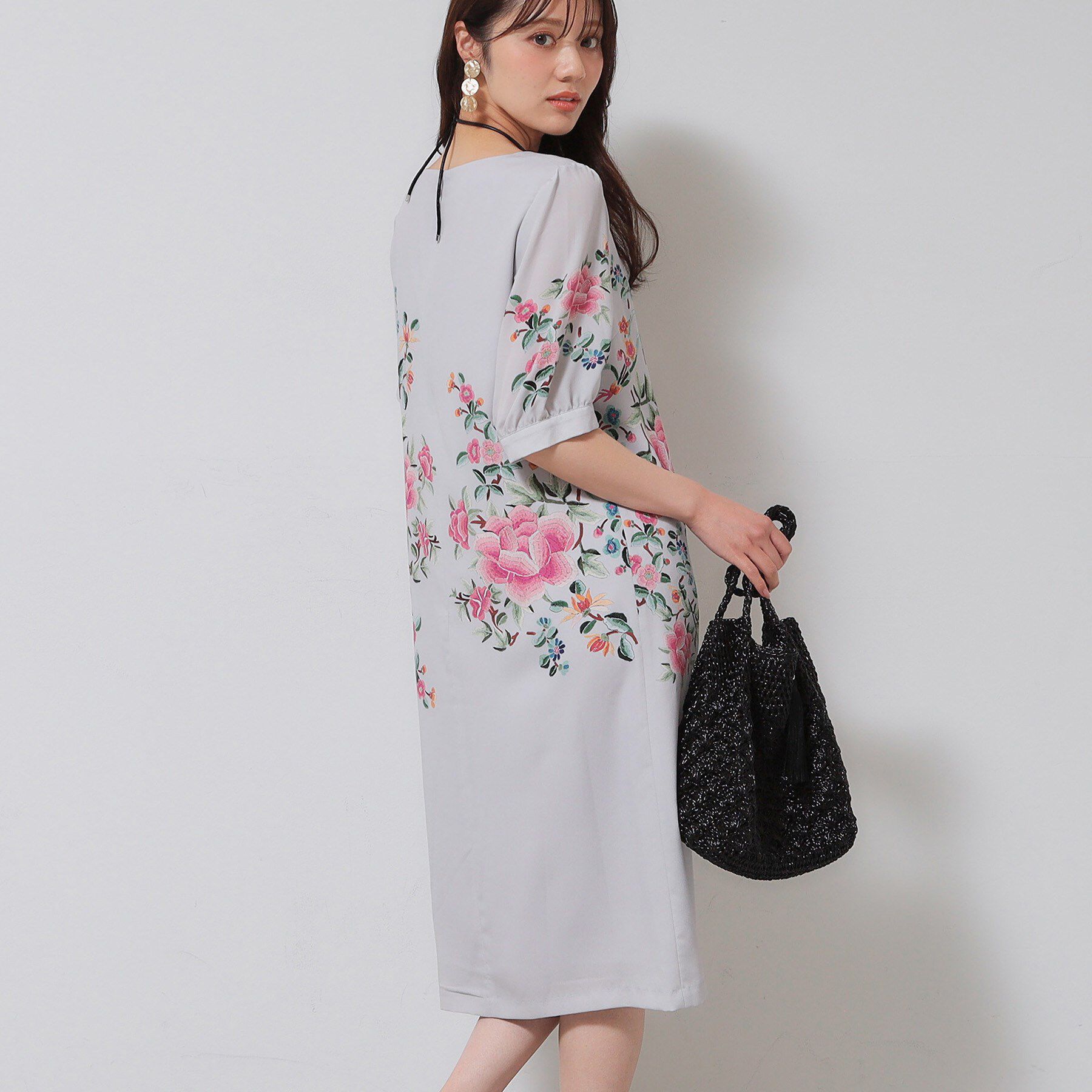 SunaUna「【&yours project／SS～L】パネル柄ワンピース」|ワンピース|