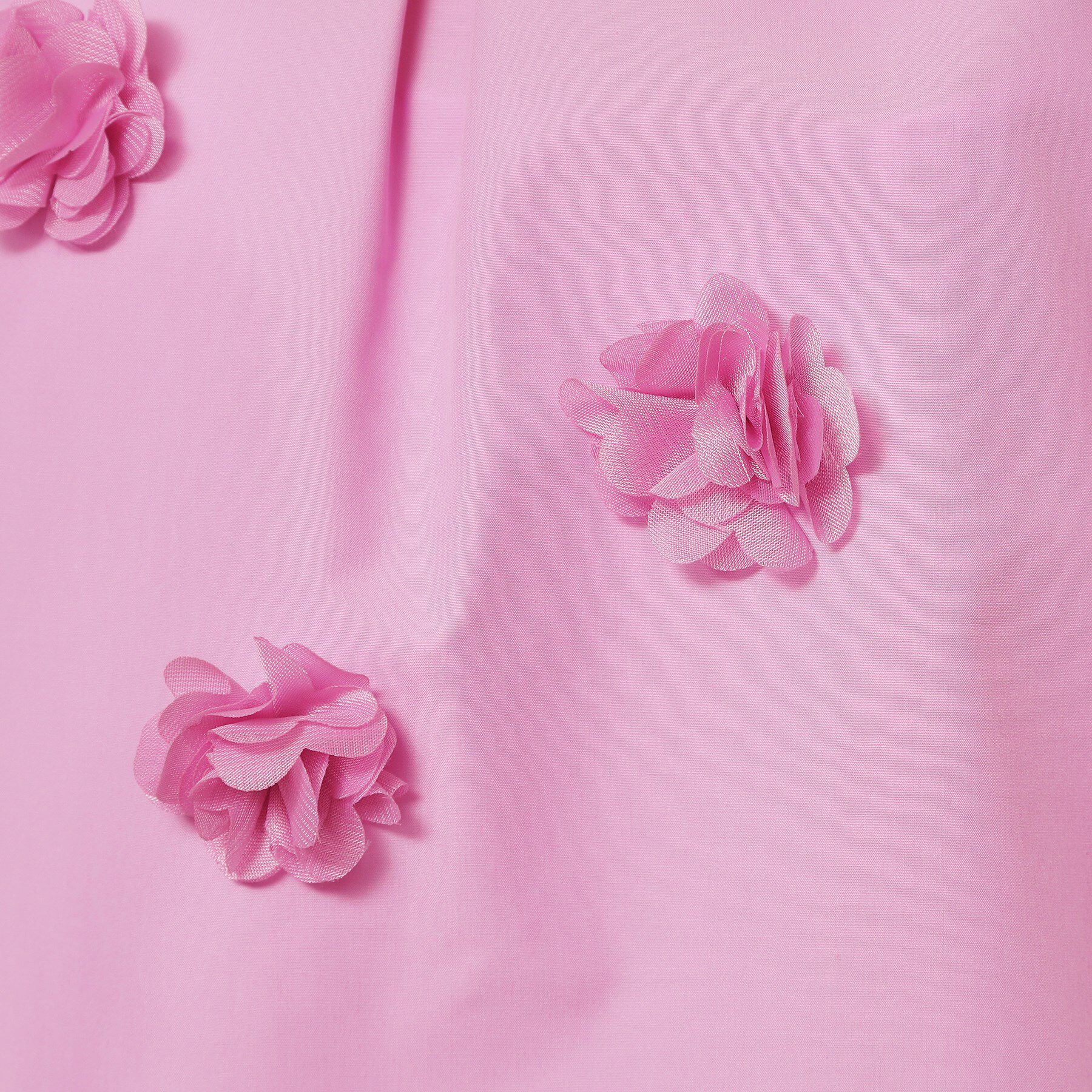 SunaUna「【接触冷感／フラワーモチーフ】パフスリーブブラウス」|シャツ・ブラウス|