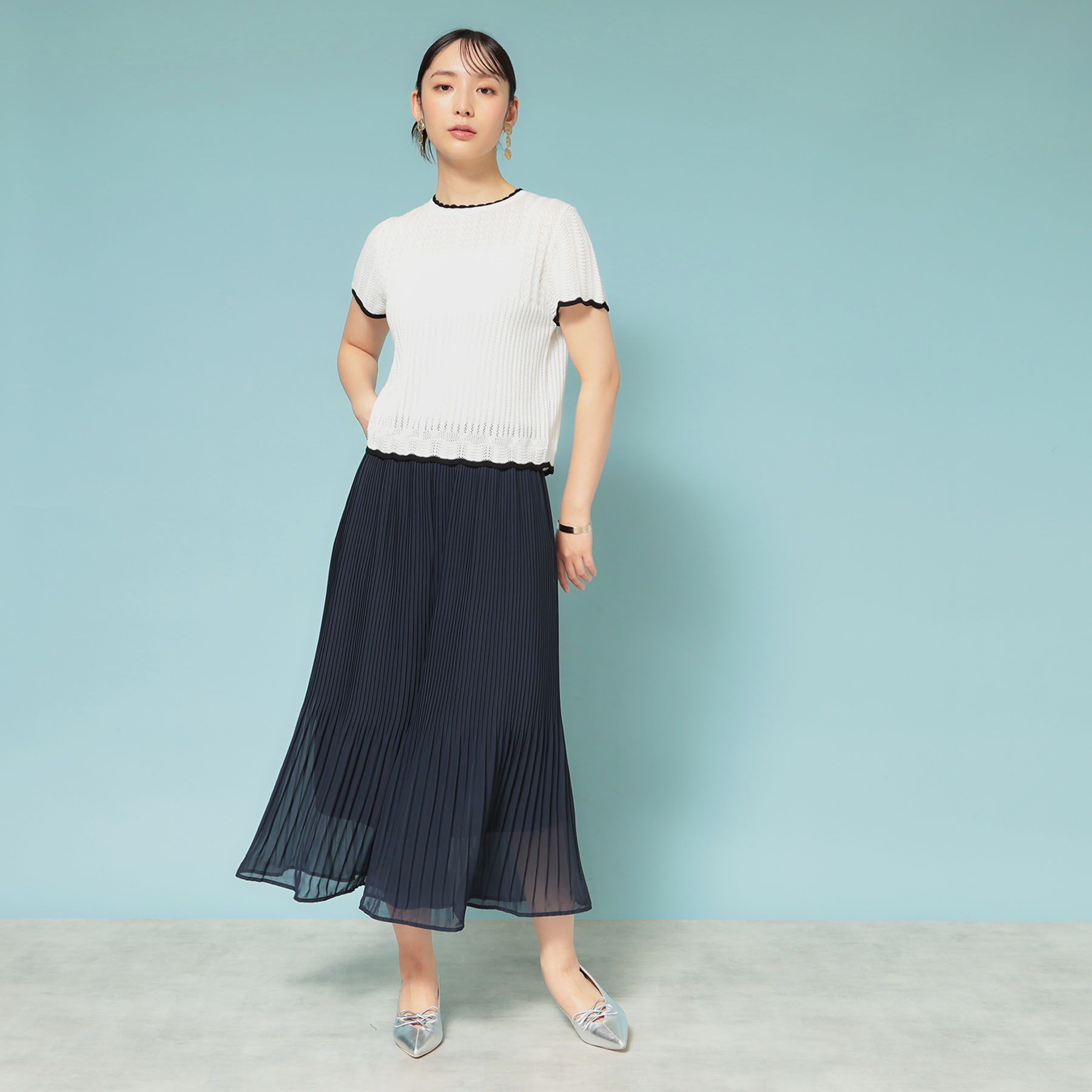 SunaUna「【洗える】リラクシープリーツパンツ」|その他|