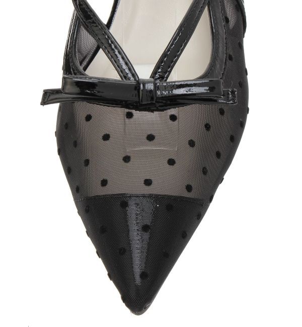 dazzlin「フロントリボンシアーパンプス」|パンプス|