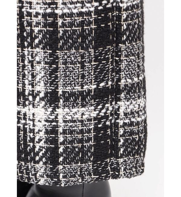 MERCURYDUO「チェックツィードタイトスカート」|スカート|