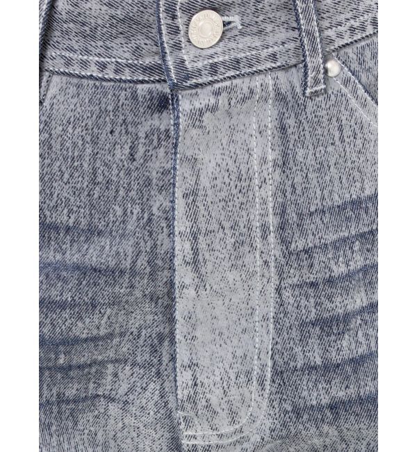 MURUA「フロッキーバレルレッグデニム」|デニム|