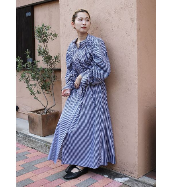 Ungrid「スリーブギャザーワンピース」|ワンピース|