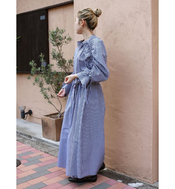 Ungrid「スリーブギャザーワンピース」|ワンピース|