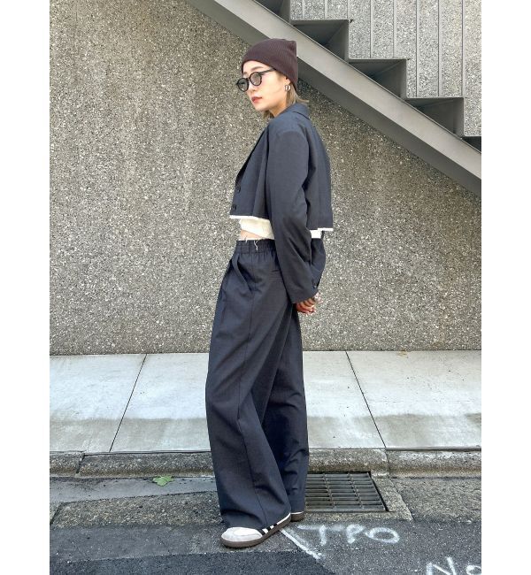 Ungrid「カットオフデザインラフタックパンツ」|その他|