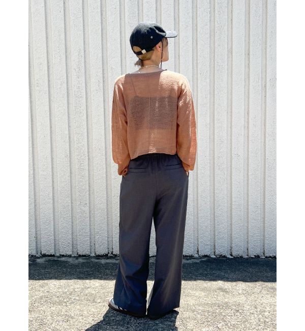 Ungrid「カットオフデザインラフタックパンツ」|その他|