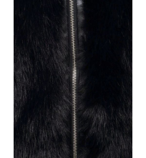 jouetie「【WEB限定】ベルトミドルファーコート」|ブルゾン・スタジャン|