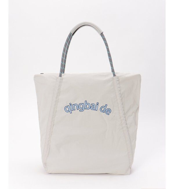 ikka「撥水ロゴ刺繍ロープトートバッグ」|その他|