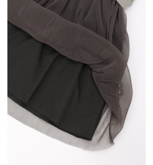 ikka kids「チュールスカートドッキングワンピース（120~160cm）」|スカート|