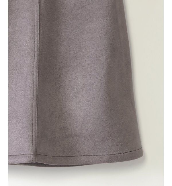 ikka kids「フェイクスエードベイカーロングスカート（120~160cm）」|スカート|