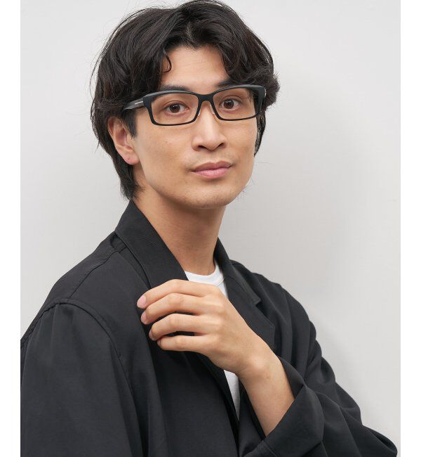  「ウェリントン型メガネ｜ビジネス｜Zoff｜SMART REGULAR CALRO レンズ交換券付」|メガネ|