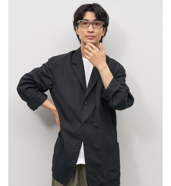  「ウェリントン型メガネ｜ビジネス｜Zoff｜SMART REGULAR CALRO レンズ交換券付」|メガネ|