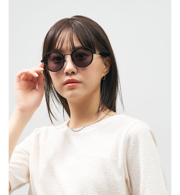  「Zoff｜STUDIO SEVEN｜ボストン型 サングラス プラスチック&times;メタル｜紫外線防止 UVカット」|サングラス|