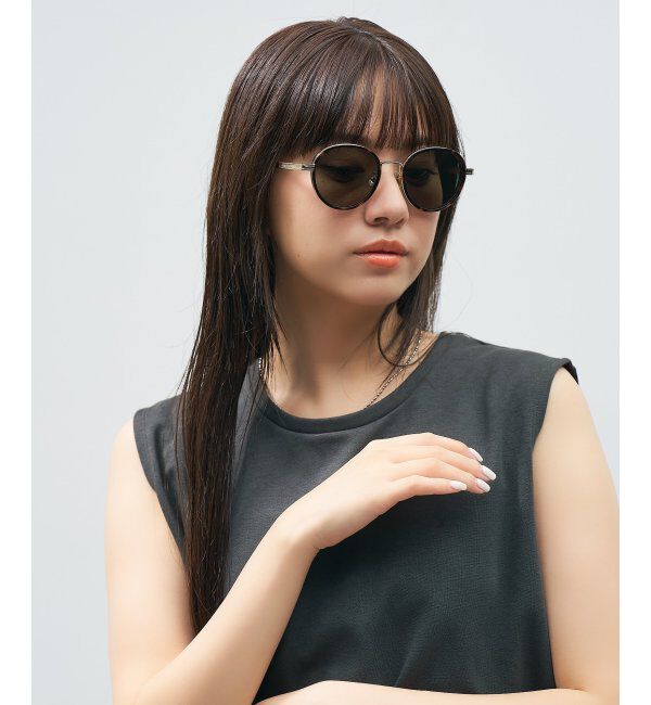  「Zoff｜STUDIO SEVEN｜ボストン型 サングラス プラスチック&times;メタル｜紫外線防止 UVカット」|サングラス|