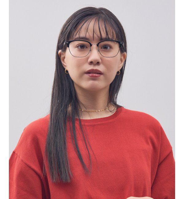  「Zoff｜STUDIO SEVEN｜メガネ プラスチック&times;メタル｜伊達メガネ 度付きメガネ レンズ交換券付」|メガネ|