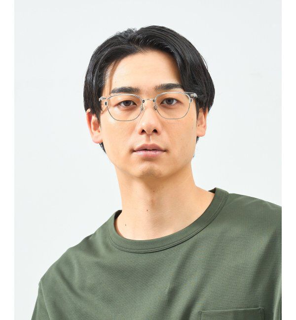  「Zoff｜STUDIO SEVEN｜メガネ プラスチック&times;メタル｜伊達メガネ 度付きメガネ レンズ交換券付」|メガネ|