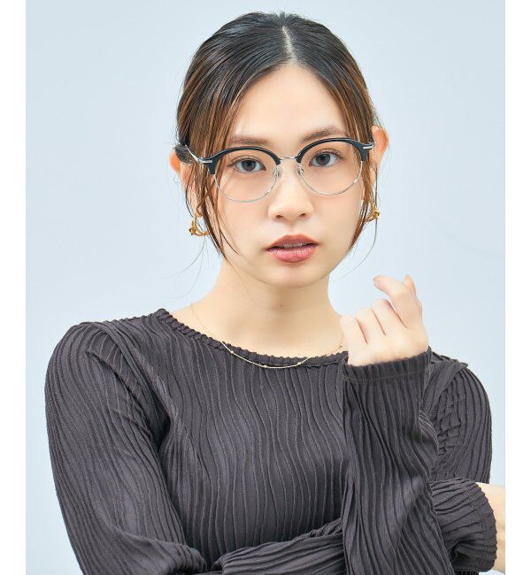  「Zoff｜TRAD メガネ | サーモント 伊達メガネ 度付き 読書 ビジネス   レンズ交換券付」|メガネ|