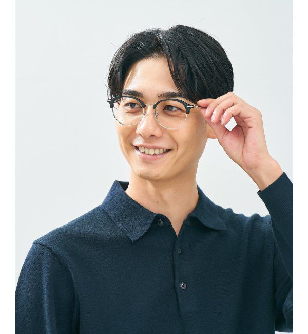  「Zoff｜TRAD メガネ | サーモント 伊達メガネ 度付き 読書 ビジネス   レンズ交換券付」|メガネ|