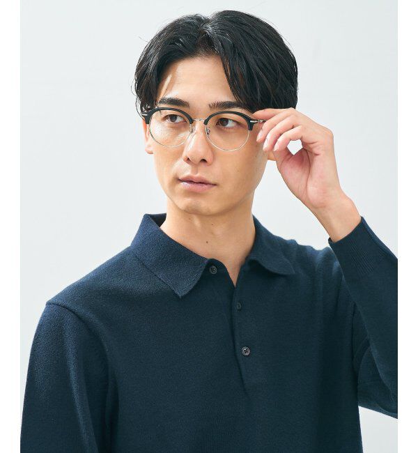  「Zoff｜TRAD メガネ | サーモント 伊達メガネ 度付き 読書 ビジネス   レンズ交換券付」|メガネ|