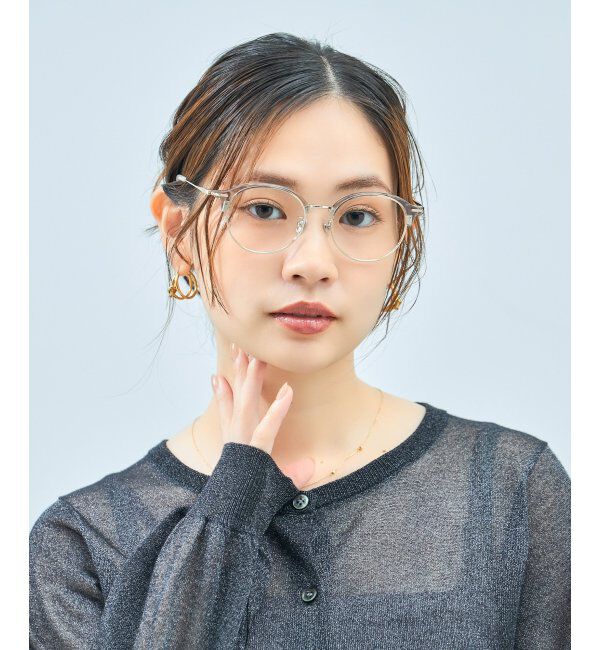  「Zoff｜TRAD メガネ | サーモント 伊達メガネ 度付き 読書 ビジネス   レンズ交換券付」|メガネ|