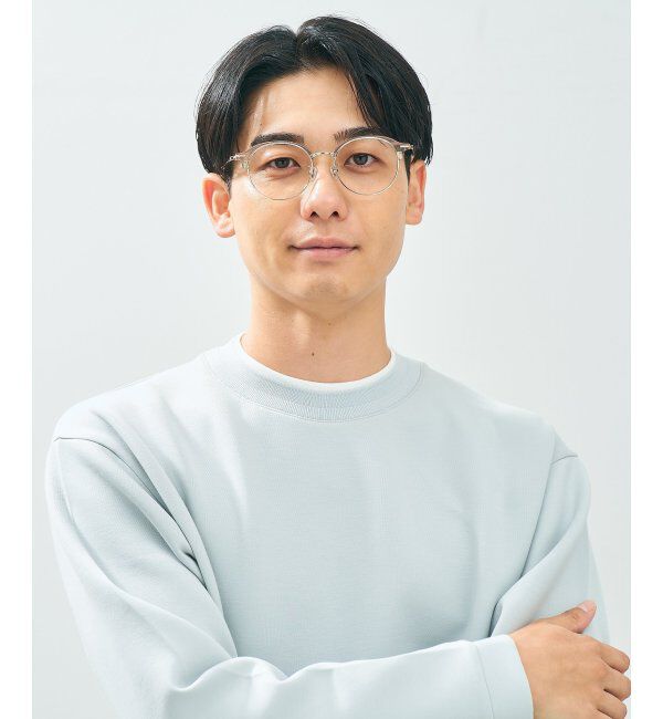  「Zoff｜TRAD メガネ | サーモント 伊達メガネ 度付き 読書 ビジネス   レンズ交換券付」|メガネ|