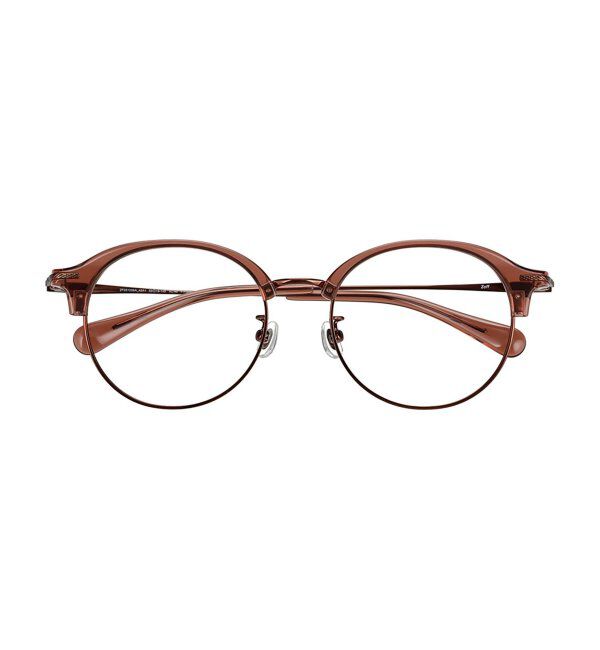  「Zoff｜TRAD メガネ | サーモント 伊達メガネ 度付き 読書 ビジネス   レンズ交換券付」|メガネ|